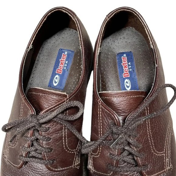 Men's Dexter Brown Dress Shoes‎ Size 10 - Picture 4 of 11